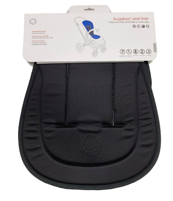 used Bugaboo Seat Liner, Midnight Black