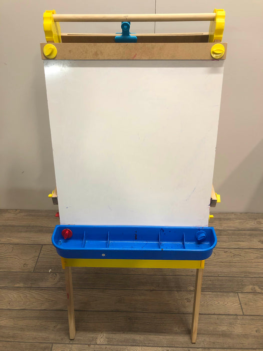 used Melissa & Doug Deluxe Standing Wooden Art Easel