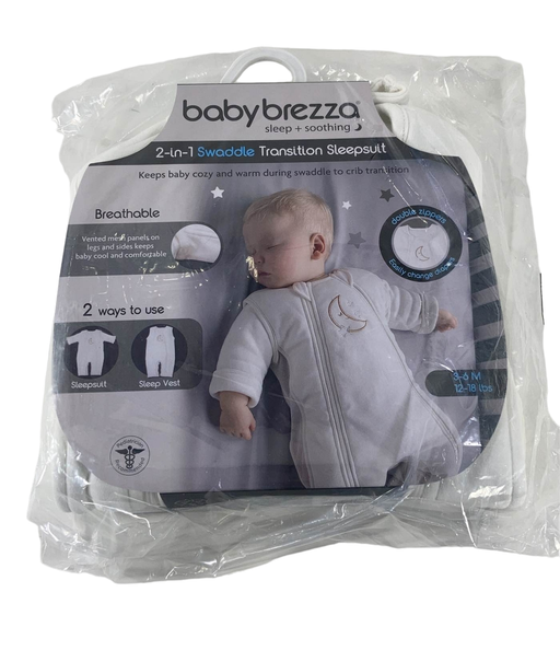 secondhand Baby Brezza 2-in-1 Swaddle Transition Sleepsuit