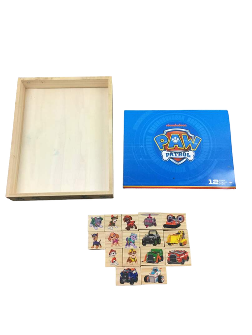 used Melissa & Doug Paw Patrol Wooden Stamps Activity Set