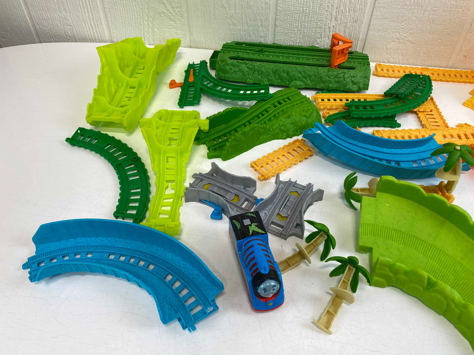 used Thomas & Friends TrackMaster Turbo Jungle Set