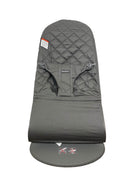 secondhand BabyBjorn Bouncer Bliss, Dark Gray Frame, Anthracite Cotton Classic Quilt