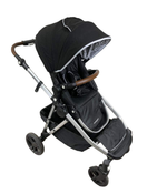 used Mockingbird Single to Double Stroller, 2022, Silver with Penny Leather, Windowpane, Black