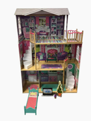 used KidKraft Wooden Dollhouse Manor