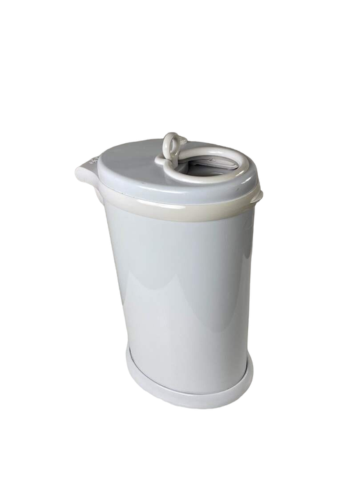 secondhand Ubbi Diaper Pail, White