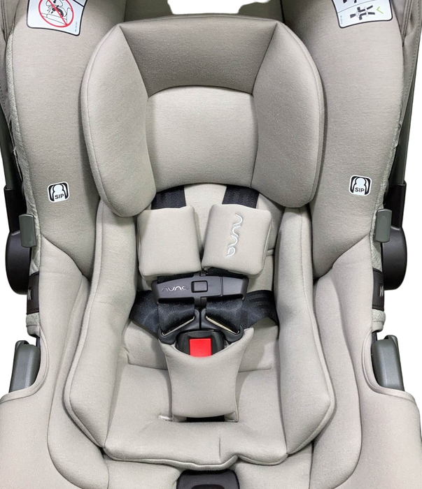 Nuna PIPA rx Infant Car Seat with RELX Base, 2023, Hazelwood