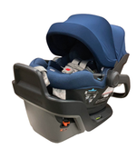 secondhand UPPAbaby MESA MAX Infant Car Seat and Base, 2023, DualTech Noa Navy