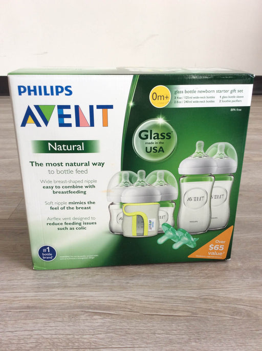 used Philips Avent Anti Colic Newborn Starter Set, Glass