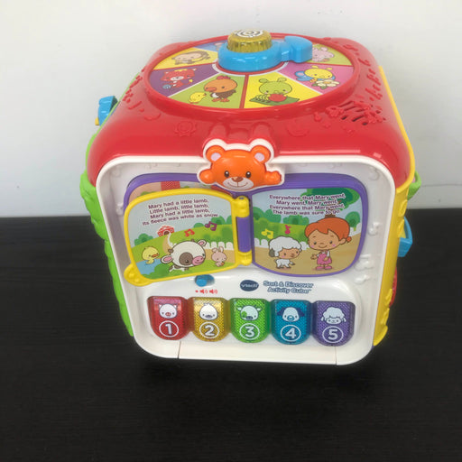 used VTech Sort And Discover Activity Cube