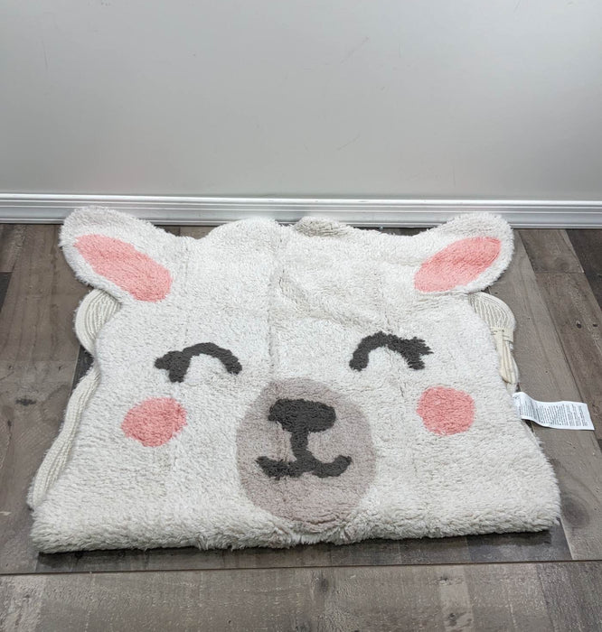 used Lorena Canals Mr. Wonderful Washable Rug, Smile Like A Llama 2' 8" x 4'