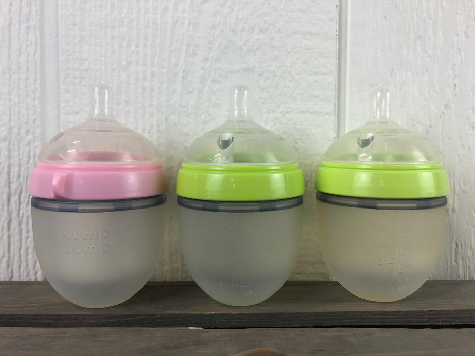 secondhand Comotomo Baby Bottle Bundle