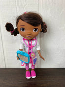 secondhand Disney Doc McStuffins Magic Talking Doll & Care Cart