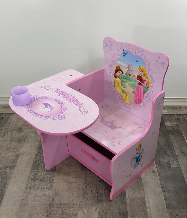 used Delta Children Chair Desk with Storage Bin, Disney Princess