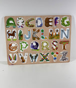 used Melissa & Doug Wooden Puzzle, -Alphabet Art