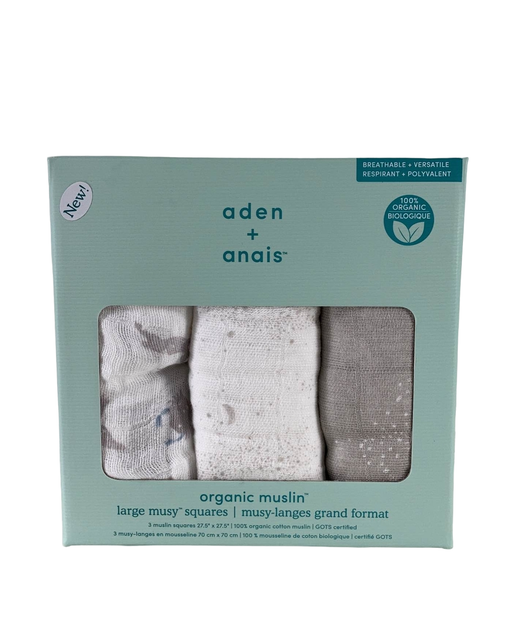 used Aden + Anais Organic Muslin Large Musy Squares, Map the Star