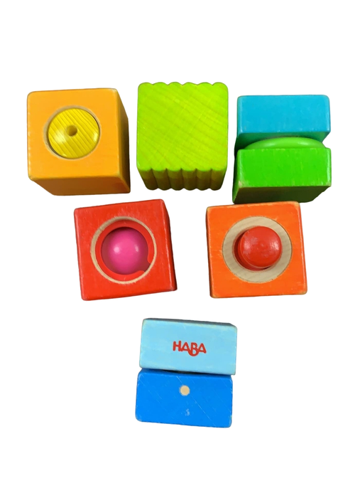 secondhand HABA Wooden Discovery Blocks