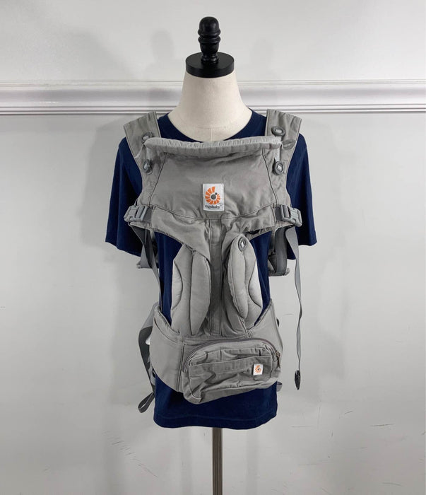 used Ergobaby Omni 360 Cotton Baby Carrier, Pearl Grey