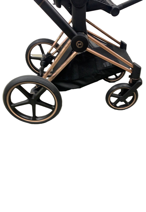 Cybex PRIAM Stroller Frame And Seat, 2020, Rose Gold