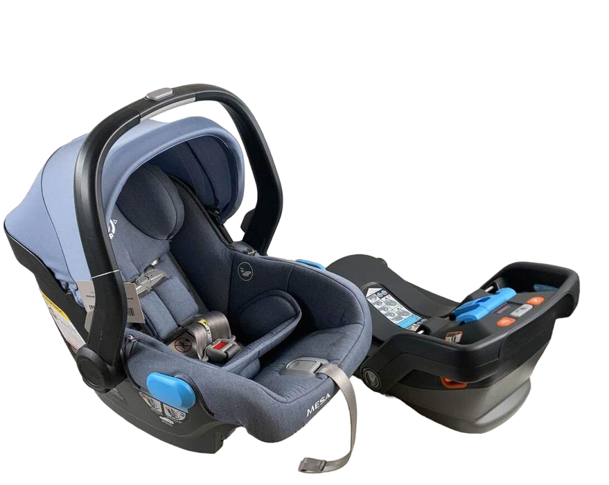 used UPPAbaby MESA Infant Car Seat, 2022, Henry (Blue Marl)