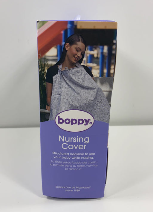 secondhand Boppy Nursing Cover, Boho Gray