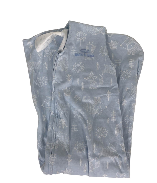 used Halo Cotton Sleepsack, M, Blue Woodland Etch