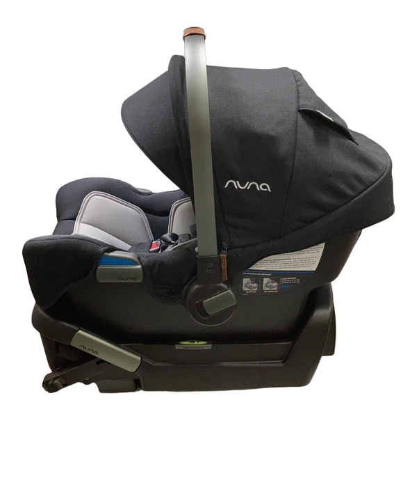 secondhand Nuna PIPA Infant Car Seat, Caviar, 2022