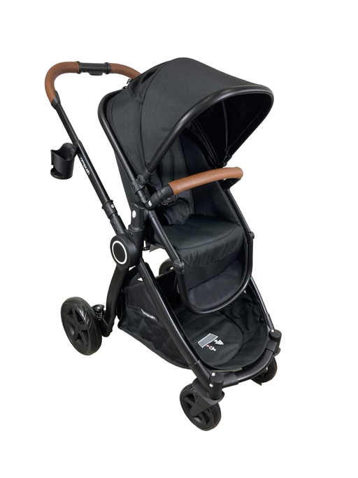 used Mompush Ultimate 2 Baby Stroller, Black with Black Frame, 2022