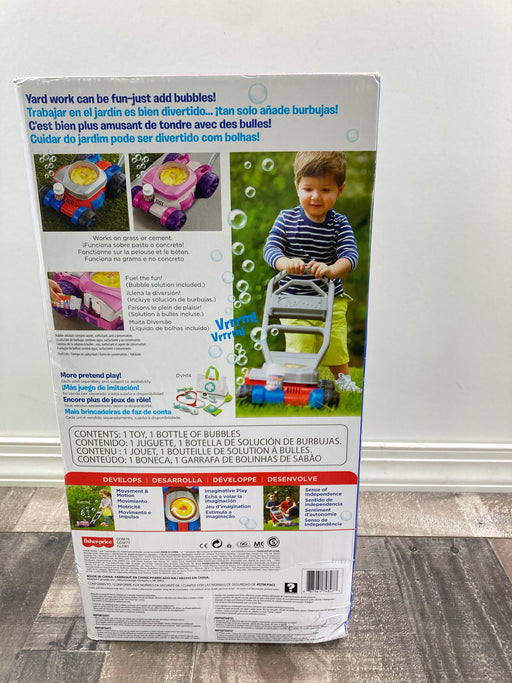 secondhand Fisher Price Bubble Mower