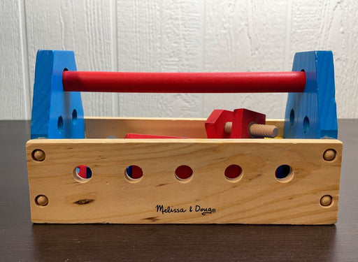 used Melissa & Doug Take-Along Tool Kit Wooden Toy