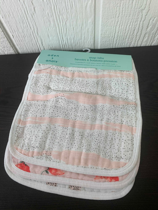 used Aden + Anais Snap Bibs, Pink patterns