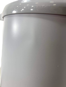 secondhand Ubbi Diaper Pail, Matte White