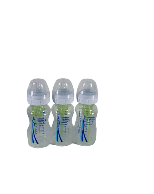 used Dr. Brown's Options+ Anti Colic Wide Neck Bottles, 3-Pack, 9oz