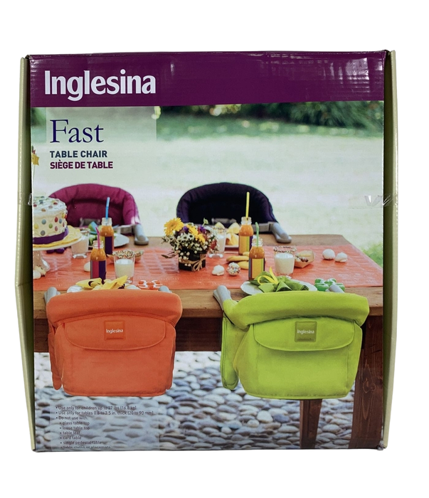 used Inglesina Fast Table Chair, Black