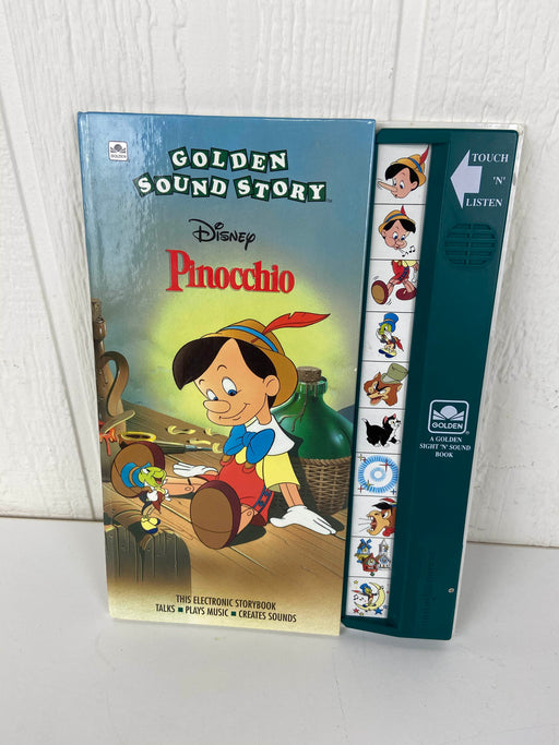 used Golden Books Pinocchio Sound Story Book