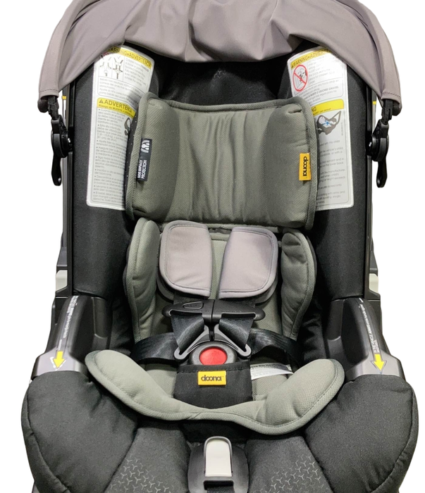 Doona Infant Car Seat & Stroller Combo, 2022, Grey Hound