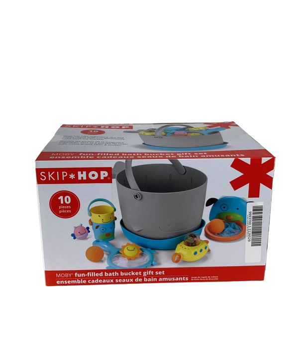 used Skip Hop Moby Baby Fun-Filled Bath Bucket Gift Set