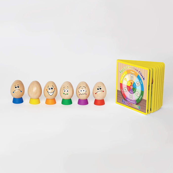 Hape Eggspressions Wooden Learning Toy With Book