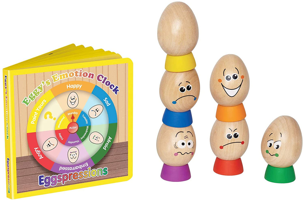 Hape Eggspressions Wooden Learning Toy With Book