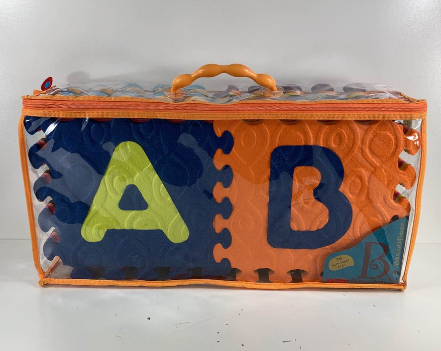 used B. toys Beautifloor Alphabet Tiles