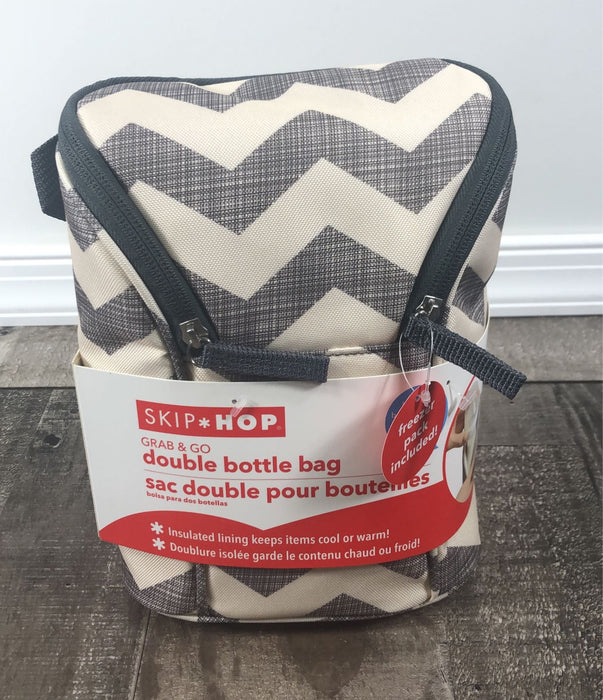 used Skip Hop Grab And Go Double Bottle Bag