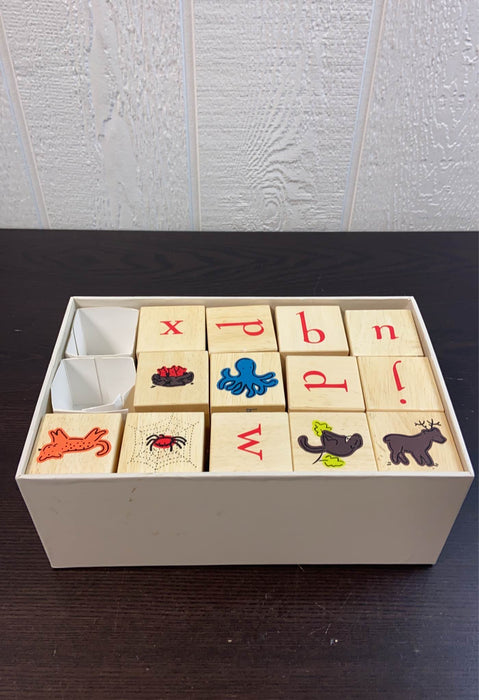 secondhand Pottery Barn Kids Alphabet Blocks