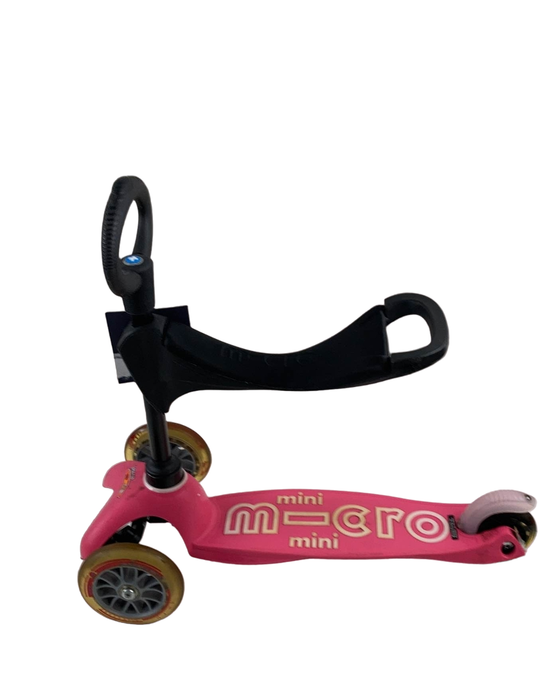 secondhand Micro Kickboard Mini 3in1 Deluxe, Pink