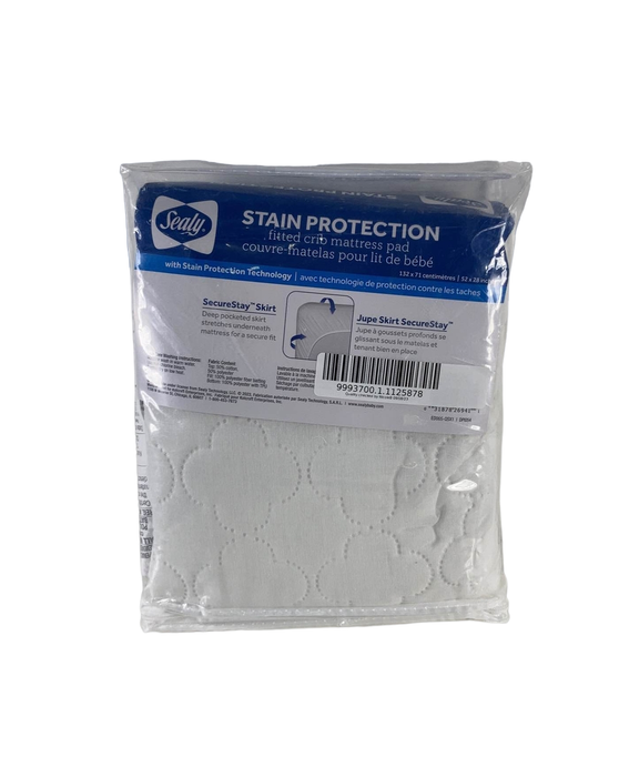 secondhand Sealy Stain Protection Fitted Mattress Pad