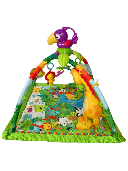 used Fisher Price Rainforest Melodies and Lights Deluxe Gym