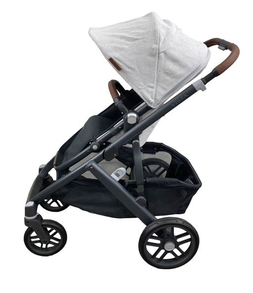 secondhand UPPAbaby VISTA V2 Stroller, 2022, Anthony (White & Grey Chenille)