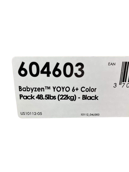 secondhand Babyzen YOYO 6+ Color Pack, Black