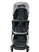 secondhand Mockingbird Single to Double Stroller, Silver with Penny Leather, Windowpane, Black , 2022