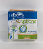 used Dr. Brown's Options+ Anti Colic Wide Neck Bottles, 3-Pack, 9oz