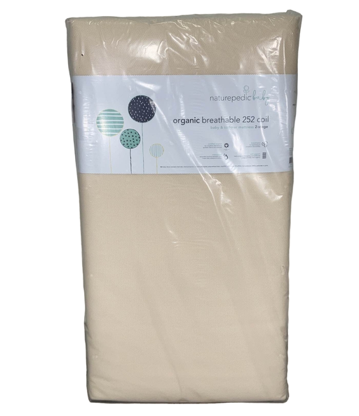 used Naturepedic Organic 2-Stage Breathable Crib Mattress