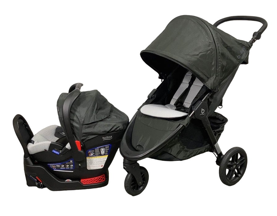 used Britax B-Free Premium & B-Safe Gen2 FlexFit+ Travel System, 2021